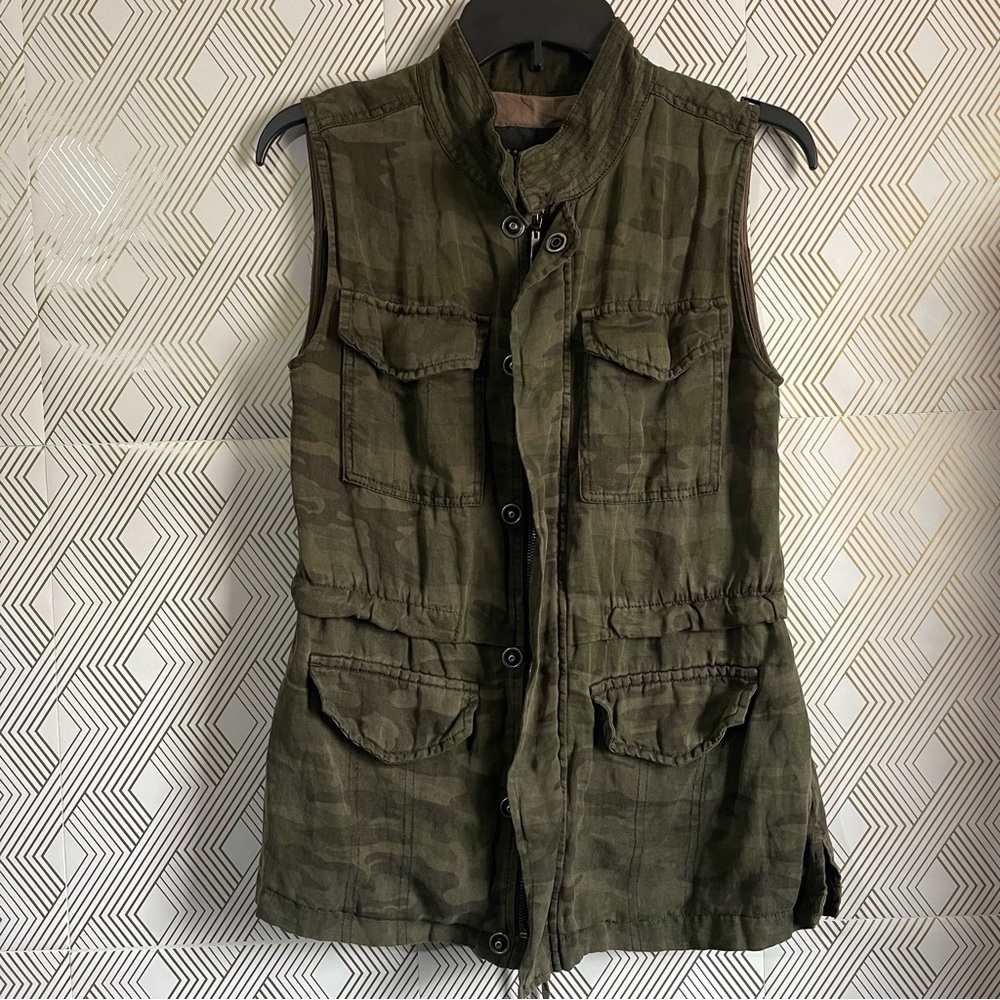 Sanctuary Camo Vest SZ S